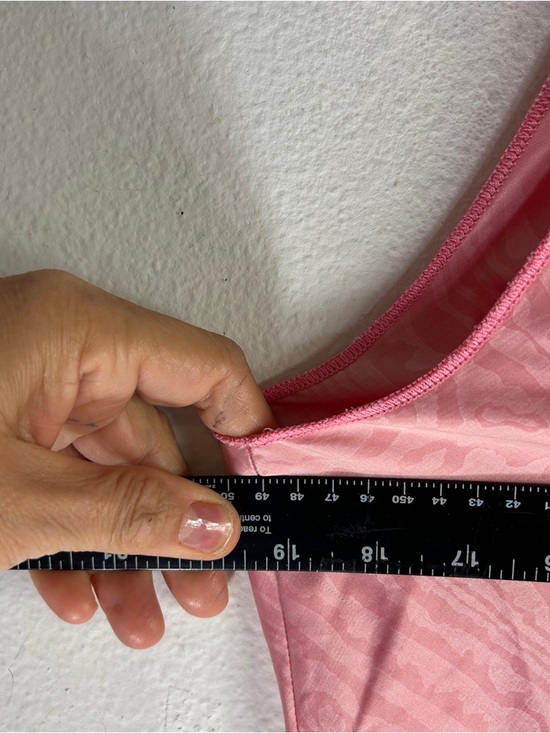 Fernando Sanchez Pink Satin Slip Dress Cami Womens Lingerie Size M - Picture 10 of 15